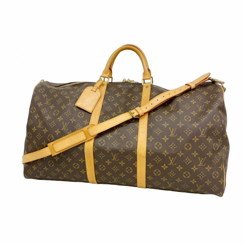 LOUIS VUITTON Authentic Brown Monogram Boston Bag - Picture 1 of 11